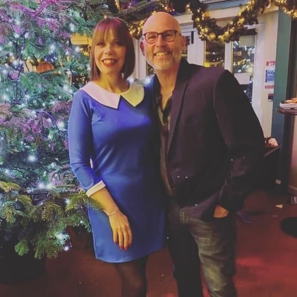 Love Her Madly ‘Valerie’ Royal Blue and White Dress