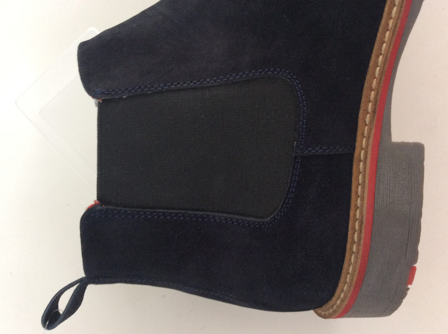 Roamers Suede Chelsea Boots, Navy