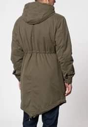 Merc ‘Tobias’ Fishtail Parka, Combat Green