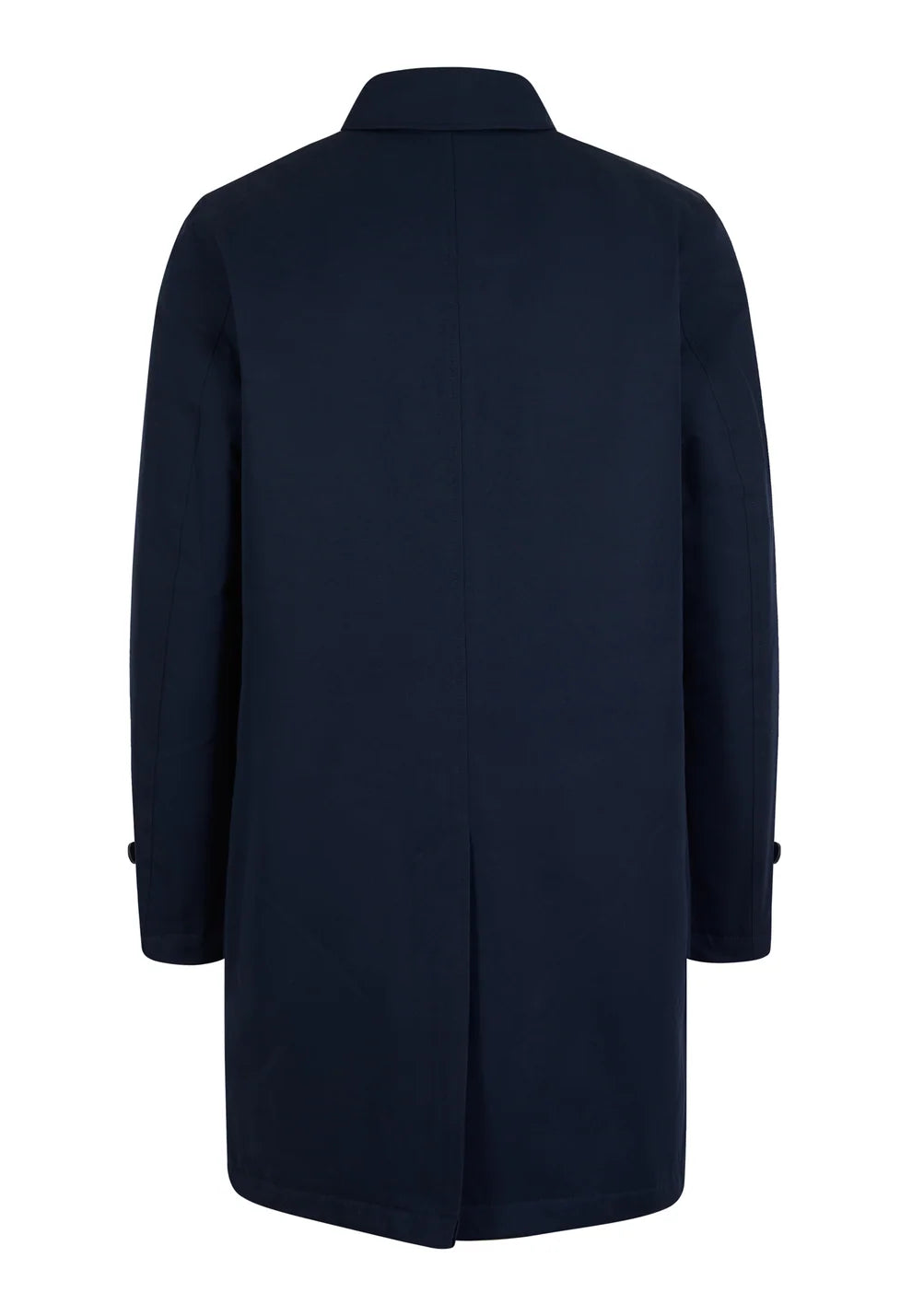 Merc Armstrong Rain Mac Coat, Dark Navy Blue