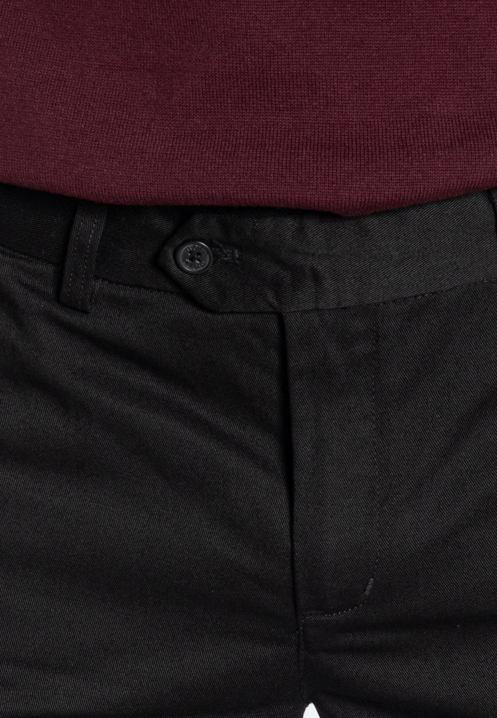 Merc ‘Winston’ Sta-Press Trousers, Black - 34” Leg