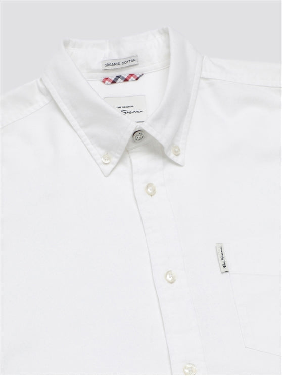 Ben Sherman Long Sleeved Oxford Shirt, White