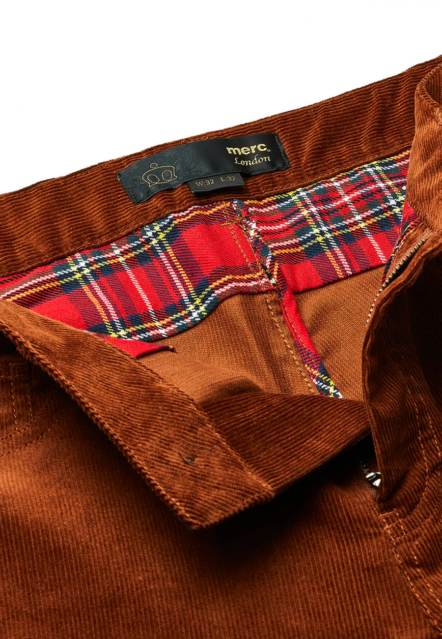 Merc Bennie Corduroy Trousers, Dark Amber