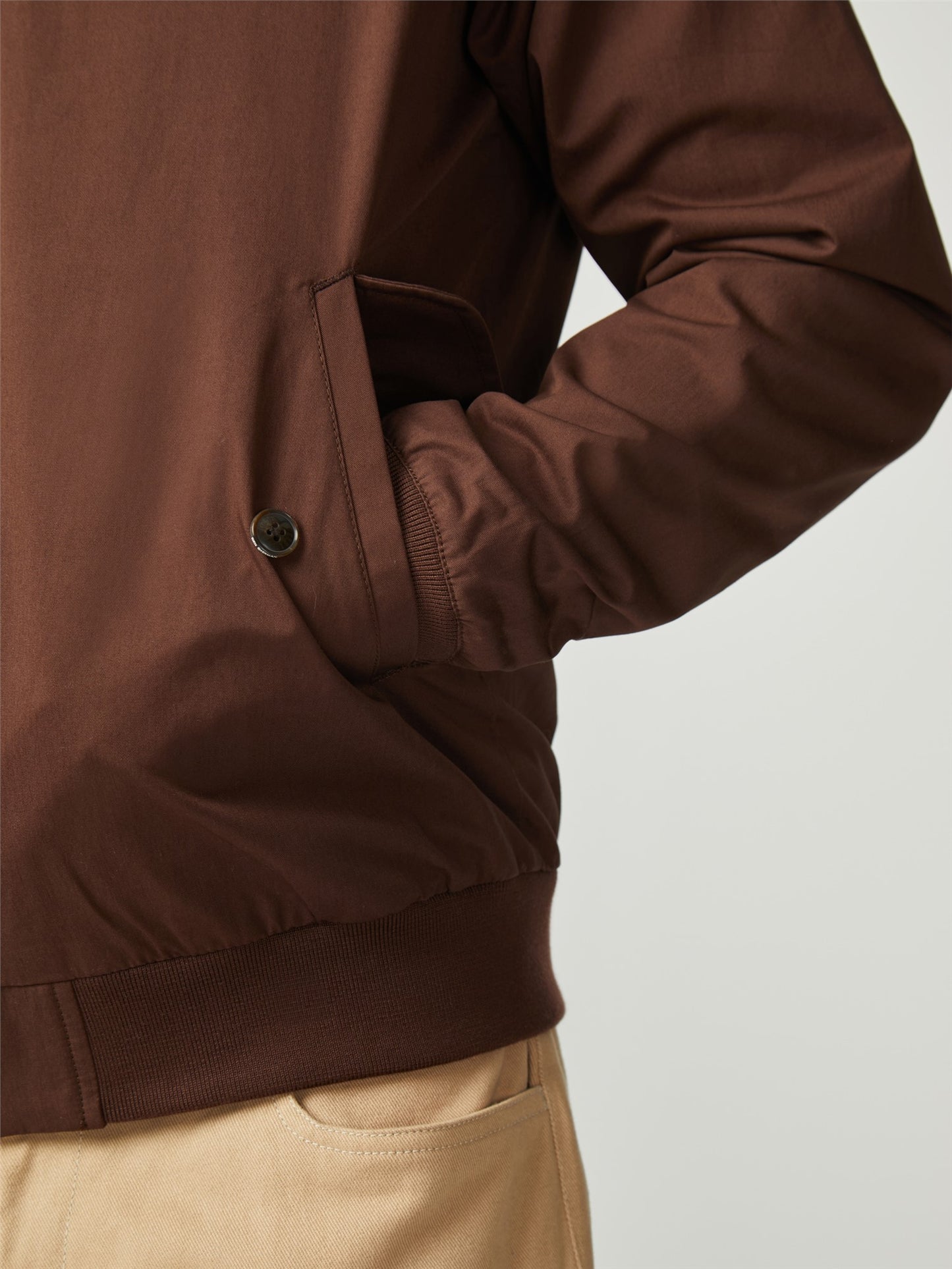 Ben Sherman Harrington Jacket, Dark Brown