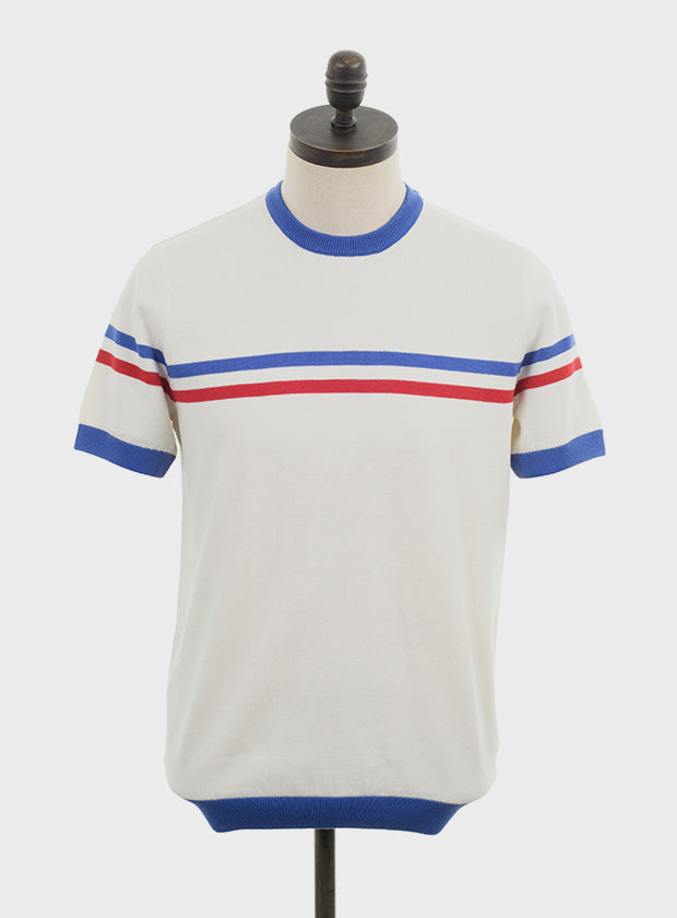 Art Gallery ‘Banks’ Knitted Crew Neck, Off White