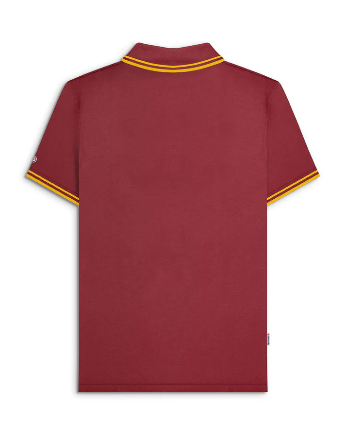 Lambretta Twin Tipped Polo Shirt, Burgundy