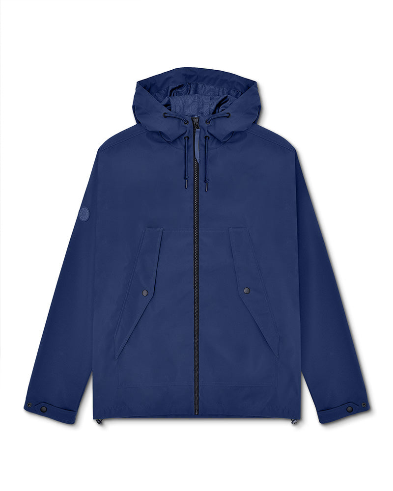 Hooded Zip ‘Riley’ Jacket from Lambretta, Navy
