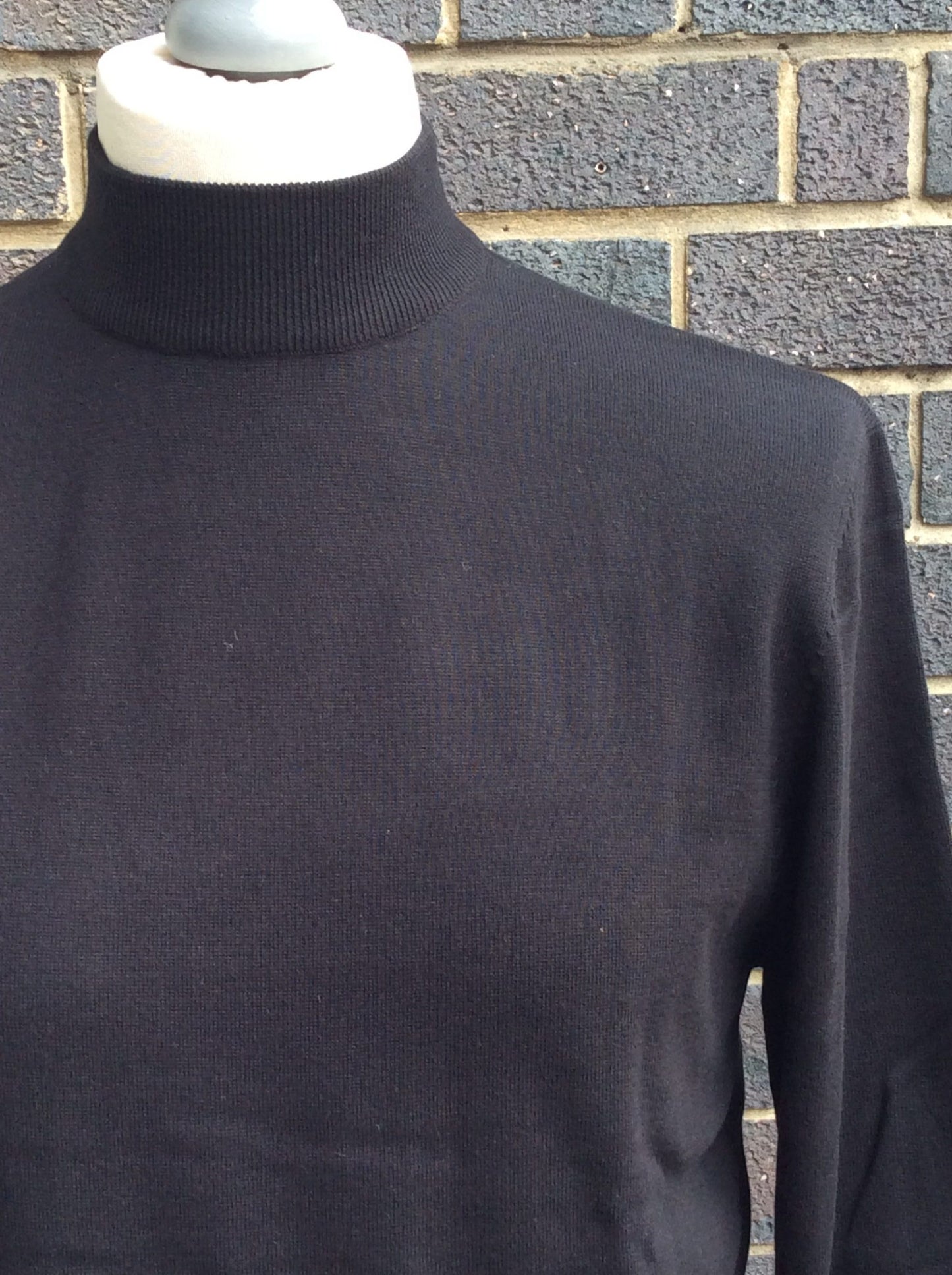 Art Gallery ‘Terence’ Long Sleeved Knitted Turtle Neck, Sailor Blue