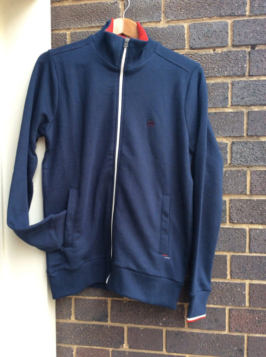 Merc ‘Truman’ Zip-Up Track Top, Navy