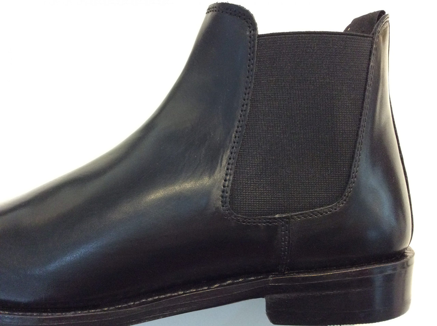 Kensington Classics Leather Chelsea Boots,  Black
