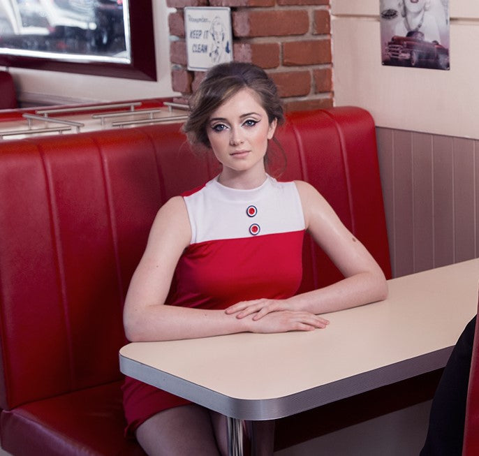 Love Her Madly ‘Lola’ Red Dress with White Detail
