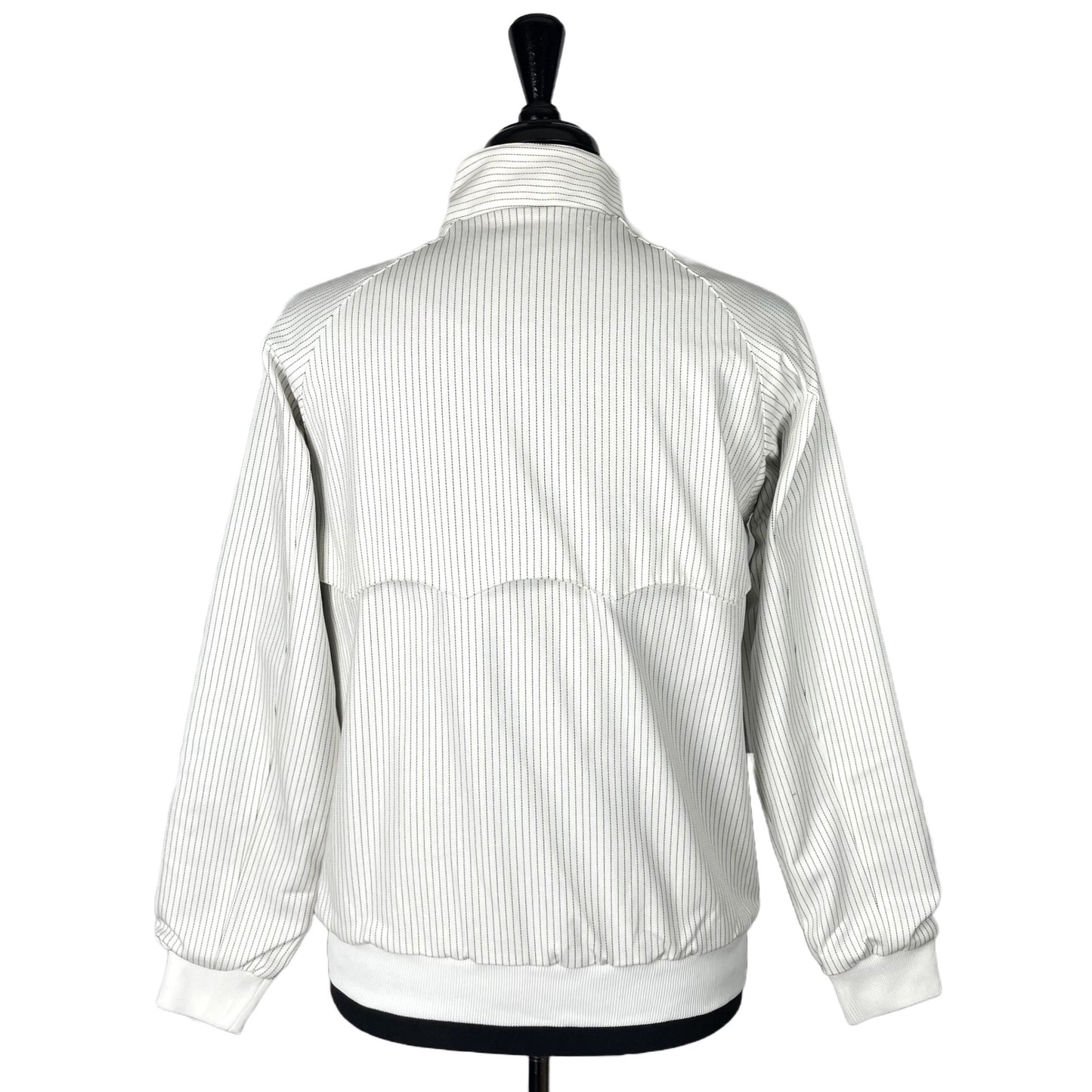 Harrington Jacket from Real Hoxton, White Pinstripe