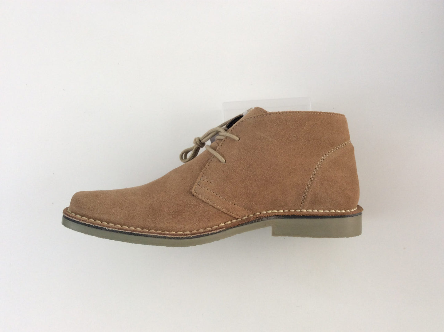 Roamers Chisel Toe Desert Boots, Sand