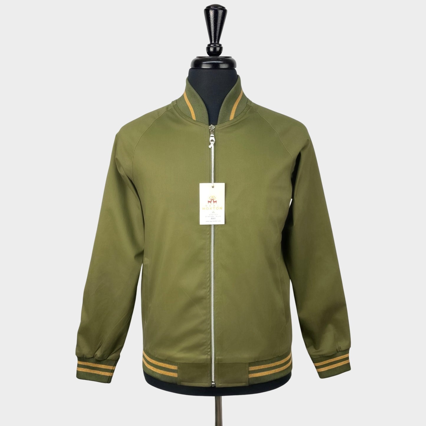 Monkey, Bomber Jacket from Real Hoxton, Olive Copper