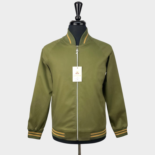 Monkey, Bomber Jacket from Real Hoxton, Olive Copper