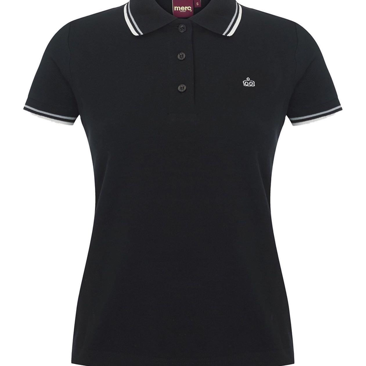 Merc ‘Rita’ Polo Shirt, Black