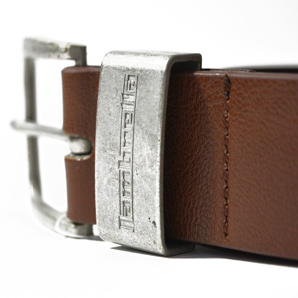 Leather Lined Boxed Belt from Lambretta, Tan