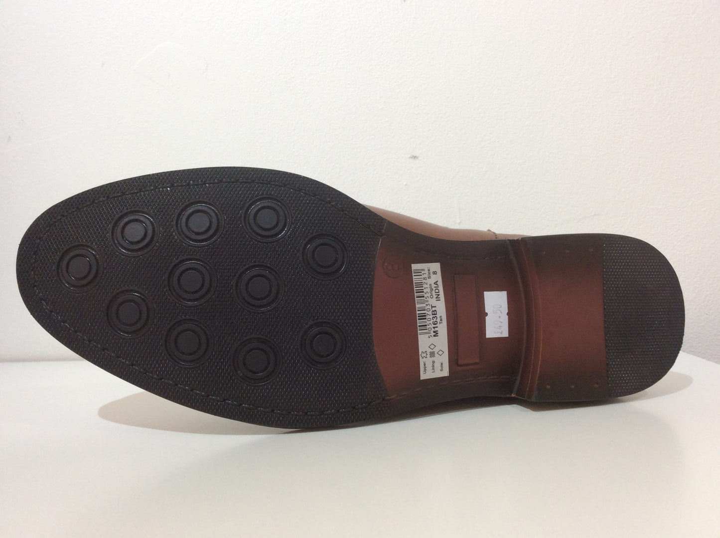 Roamers Leather Gusset Chelsea Boots, Tan