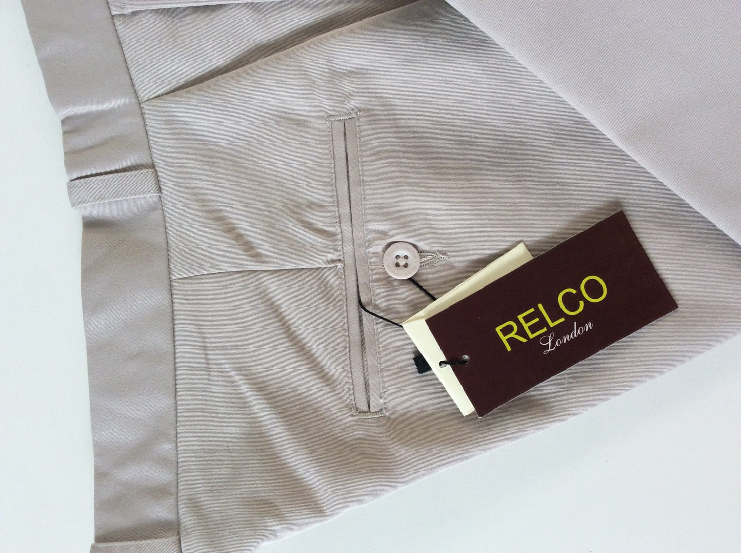 Relco Stone Sta-Press Trousers