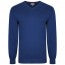 SALE Peter Gribby Premium Cotton and Cashmere Blend V-Neck Jumper, Cobalt Blue