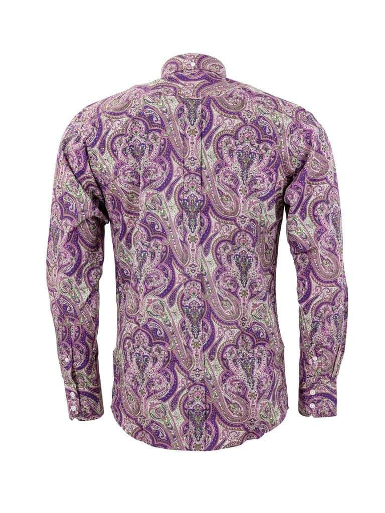 Relco Paisley Shirt, Purple