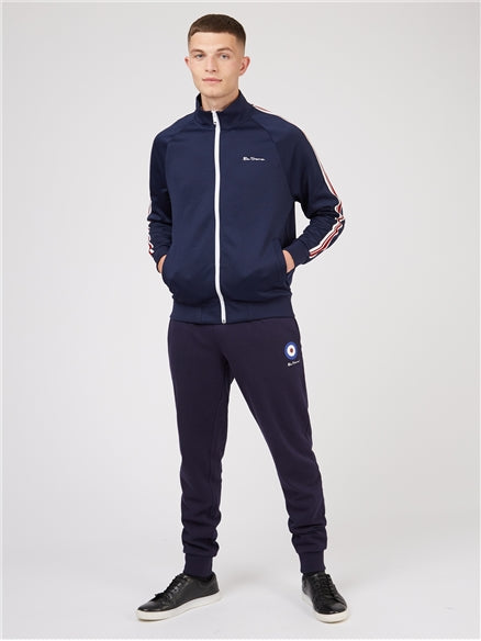 Ben Sherman Zip Track Top, Marine Blue