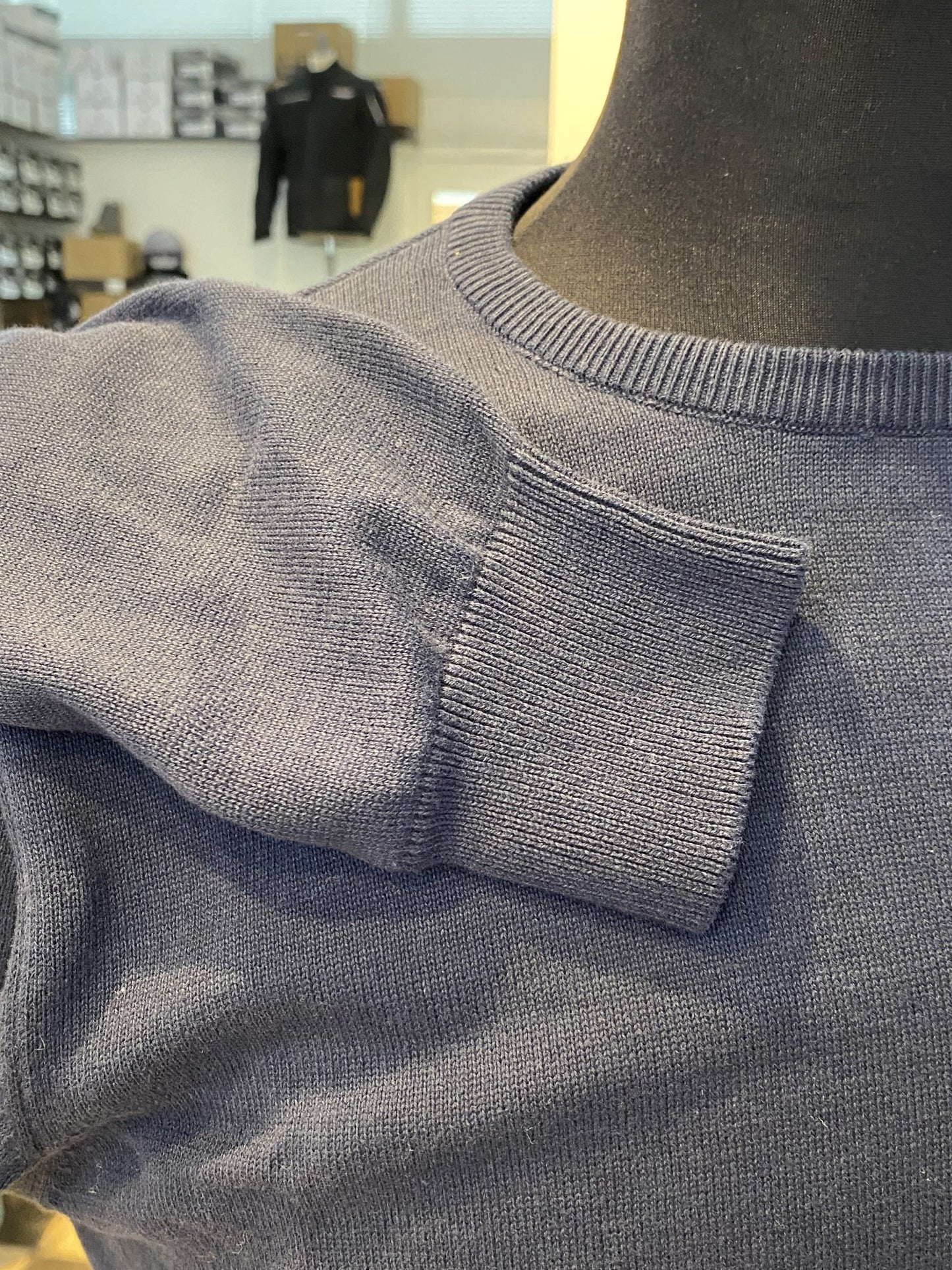 SALE Round Neck, Long Sleeved Jumper from Lizard King, Navy