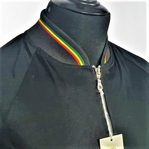 Monkey/Bomber Jacket from Real Hoxton, Black Reggae