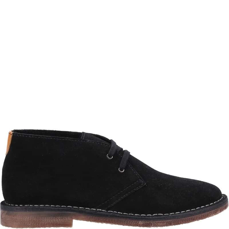 Hush Puppies ‘Samuel’ Suede Boots, Black