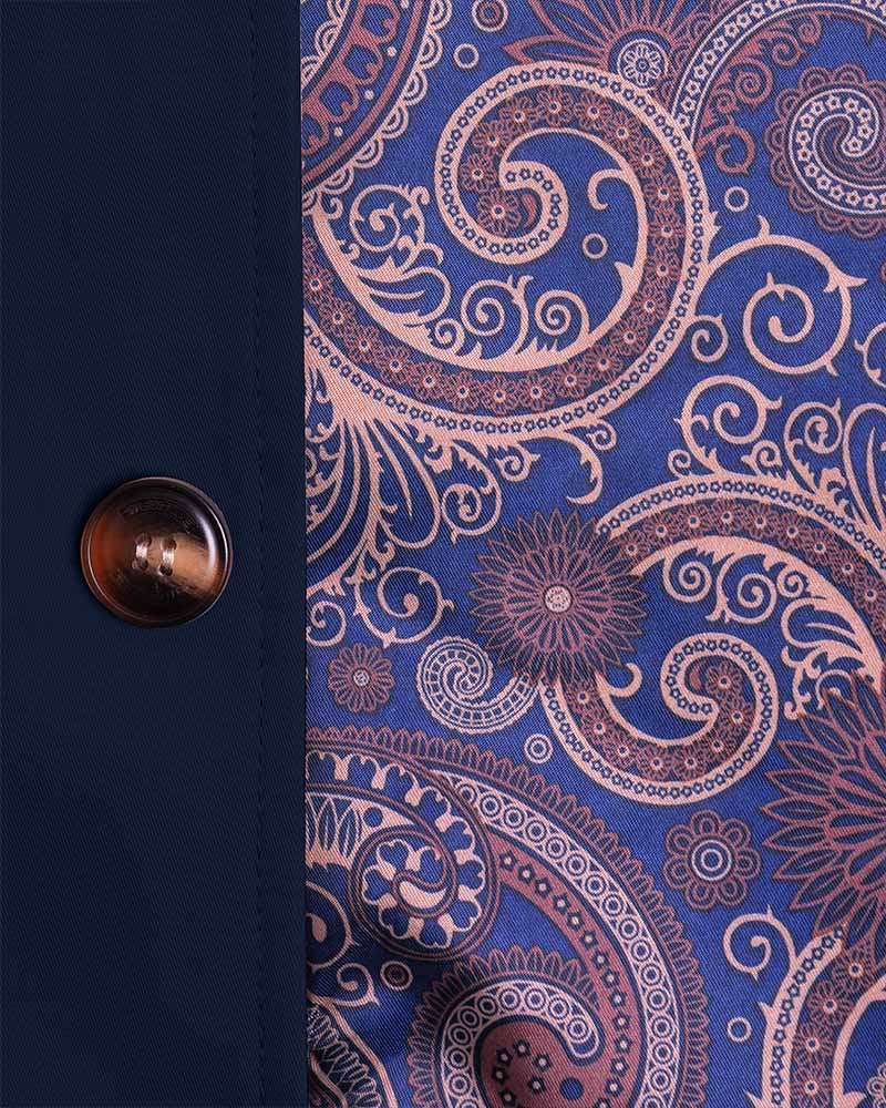 Lambretta Coated Mac Coat, Navy