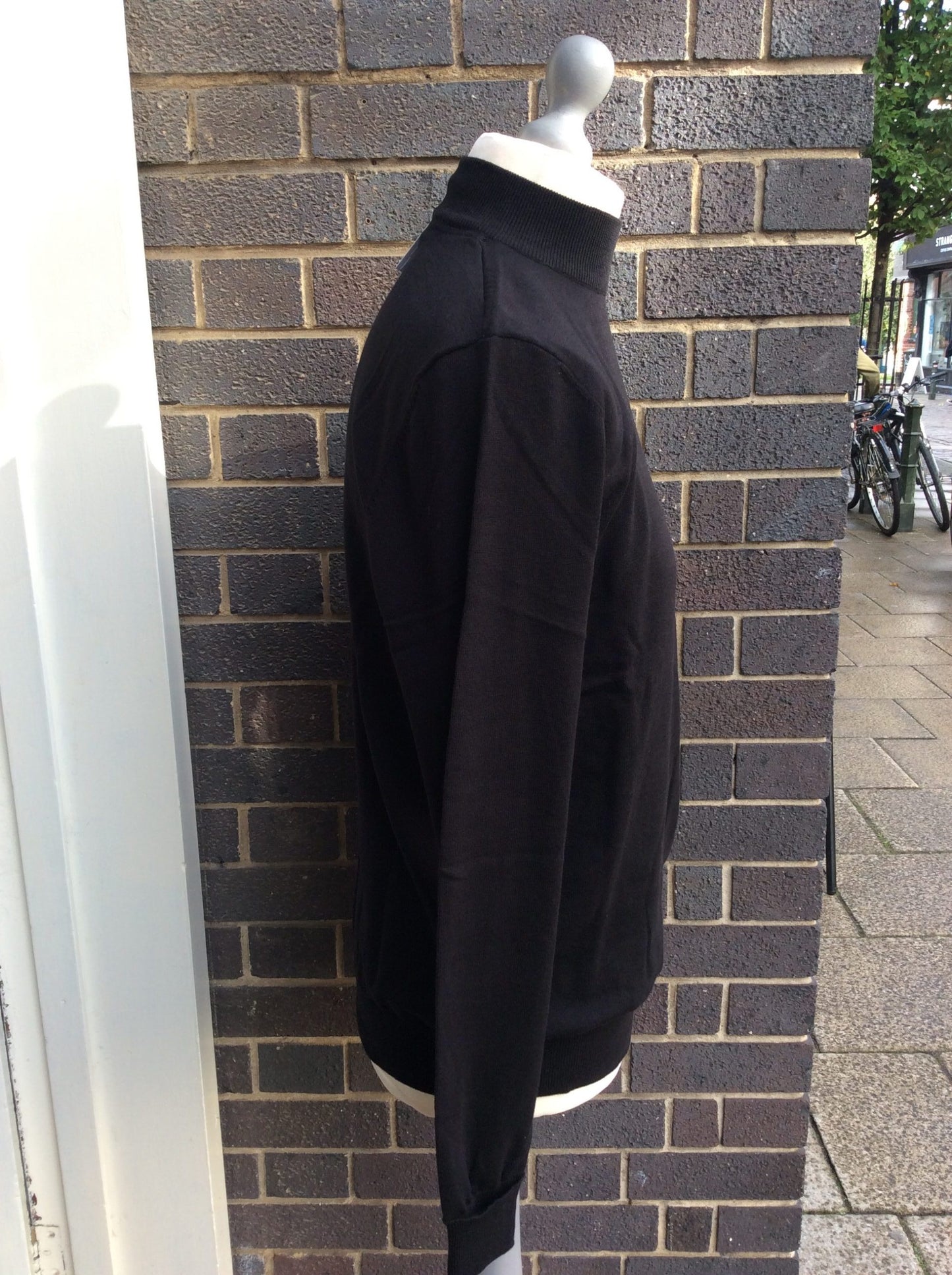 Art Gallery ‘Terence’ Long Sleeved Knitted Turtle Neck, Sailor Blue