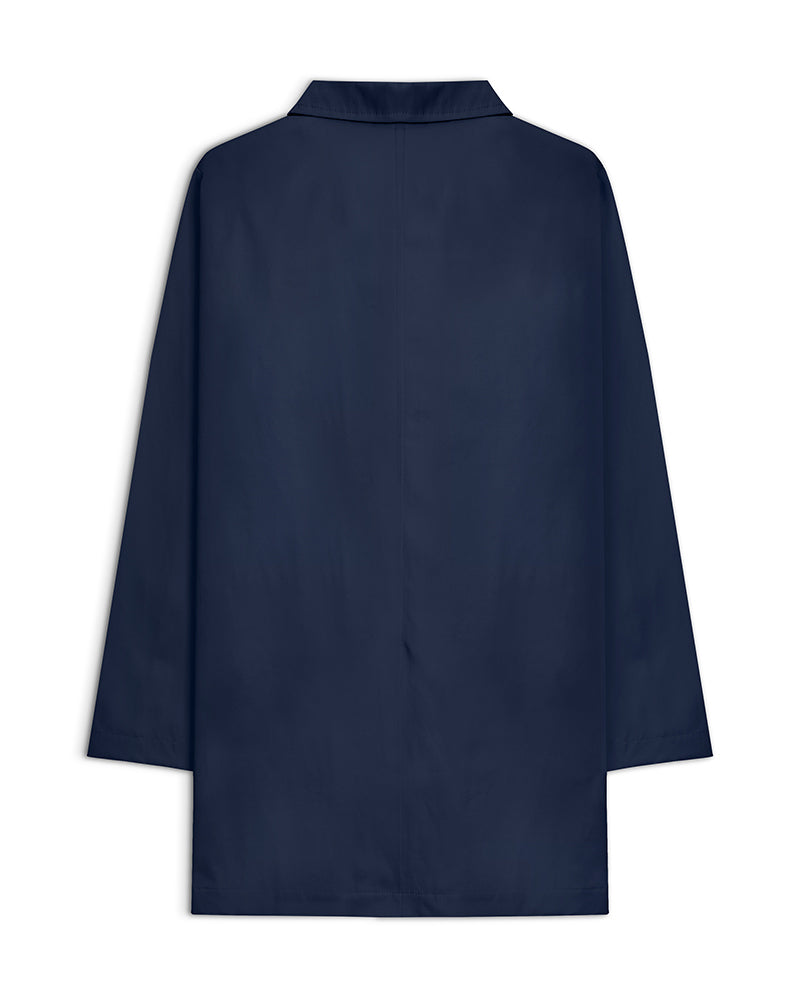 Lambretta Coated Mac Coat, Navy