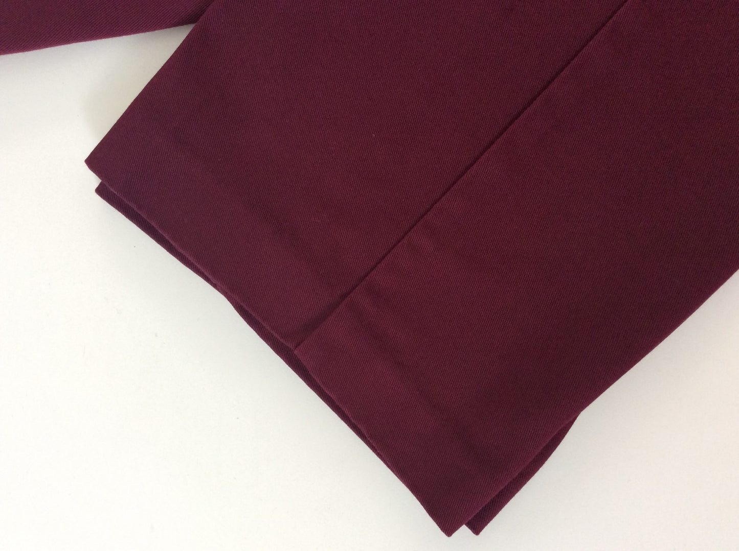 Merc ‘Winston’ Sta-Press Trousers, Wine - 32” Leg