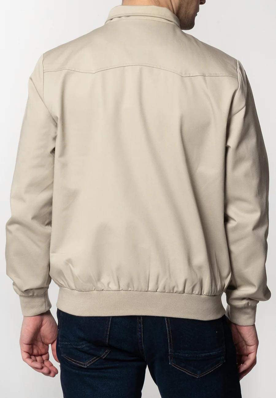 Merc Men’s Harrington Jacket, Beige