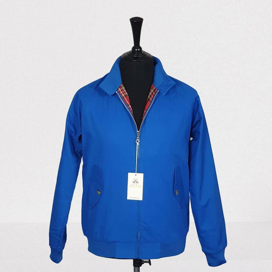 Harrington Jacket from Real Hoxton, Cobalt Blue