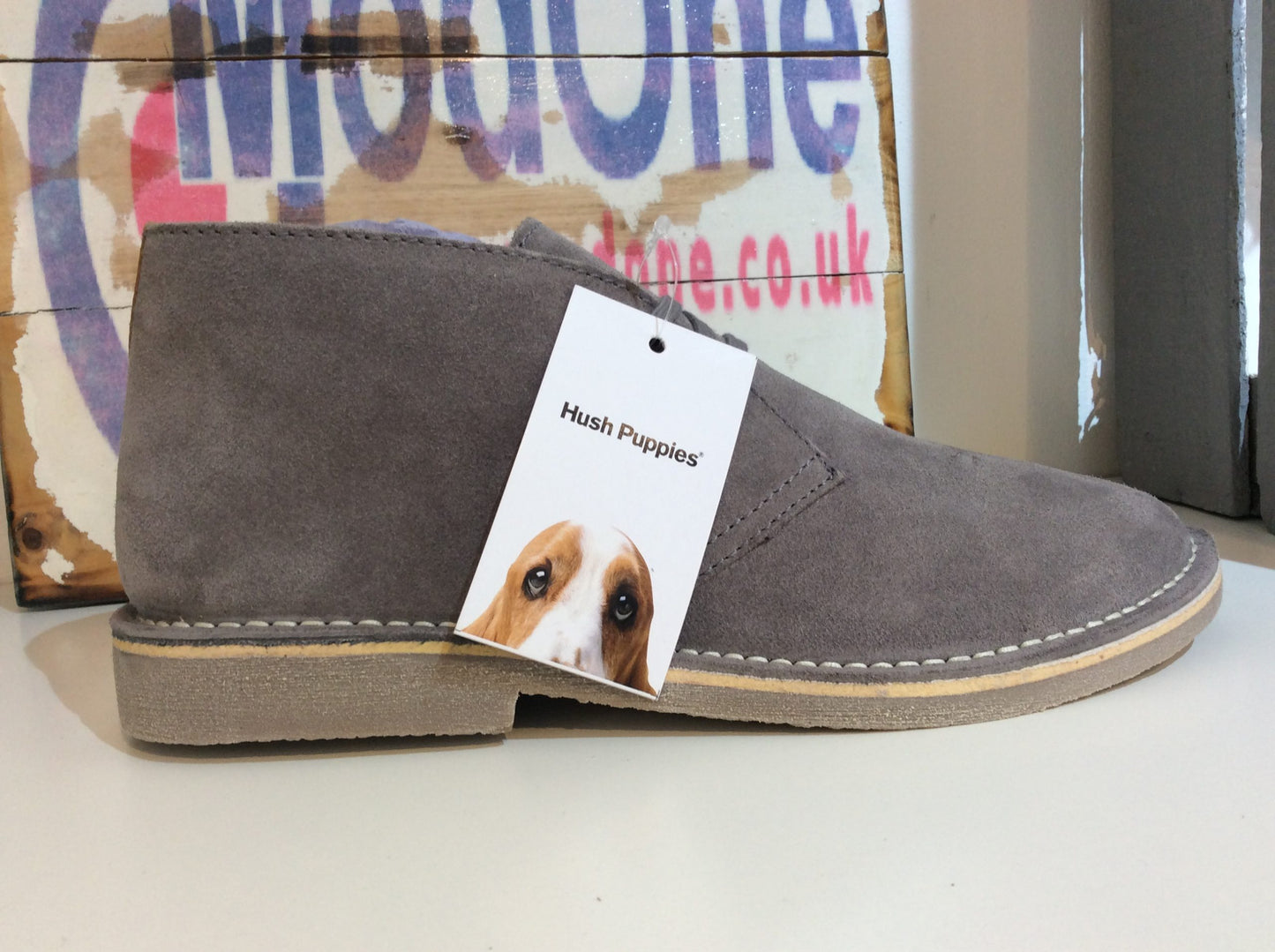 Hush Puppies ‘Samuel’ Suede Boots, Grey