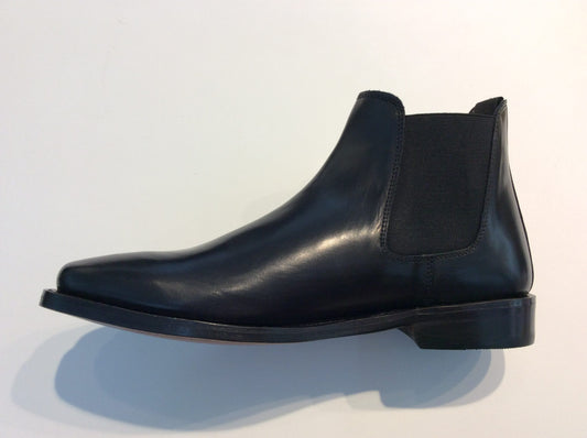Kensington Classics Leather Chelsea Boots,  Black