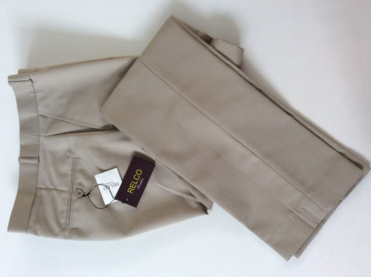 Relco Khaki Sta-Press Trousers