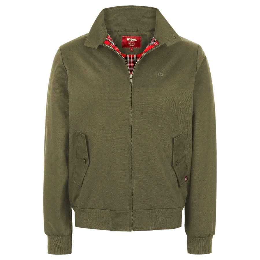 Merc Men’s Harrington Jacket, Olive