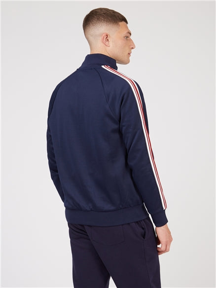 Ben Sherman Zip Track Top, Marine Blue
