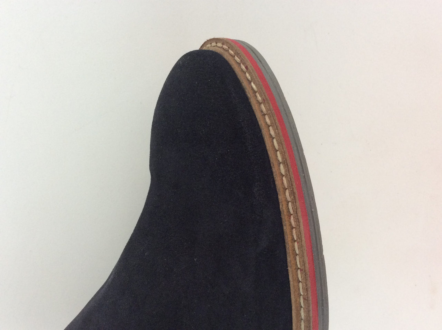 Roamers Suede Chelsea Boots, Navy