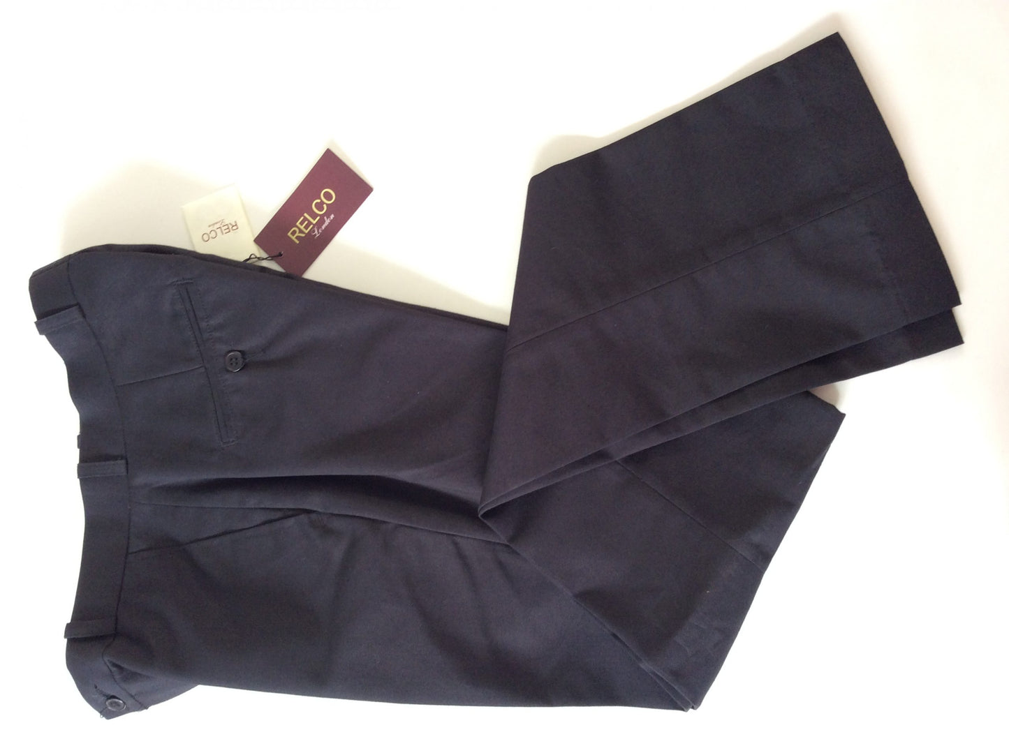 Relco Black Sta-Press Trousers