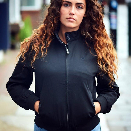 Merc ‘Mary’ Women’s Black Harrington Jacket