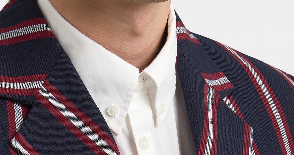 Merc ‘Hemmingway’ Striped Boating Blazer