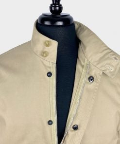 Quilted Mac Coat from Real Hoxton, Beige