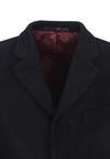 Merc ‘Walesby’ Wool Overcoat, Black