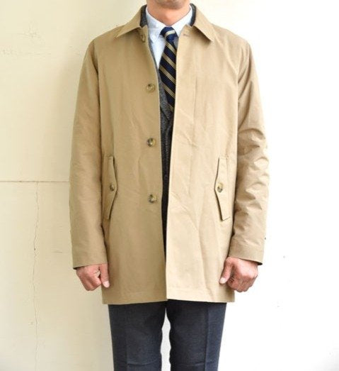 Rain Mac Coat from Real Hoxton, Beige