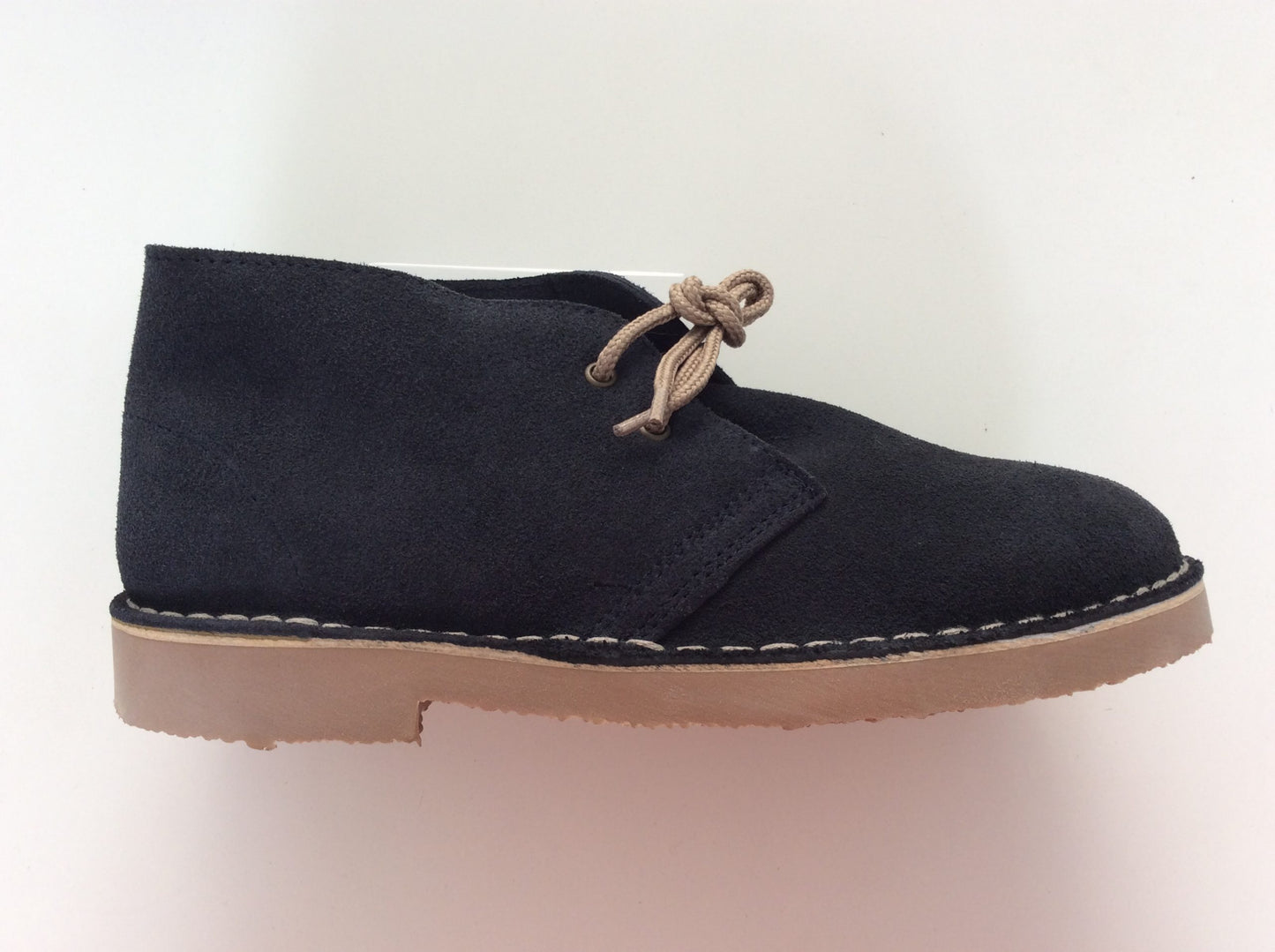 Roamers Classic Style Desert Boots, Navy