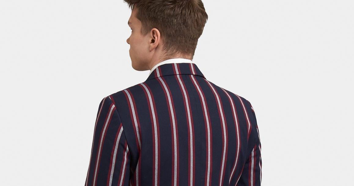 Merc ‘Hemmingway’ Striped Boating Blazer
