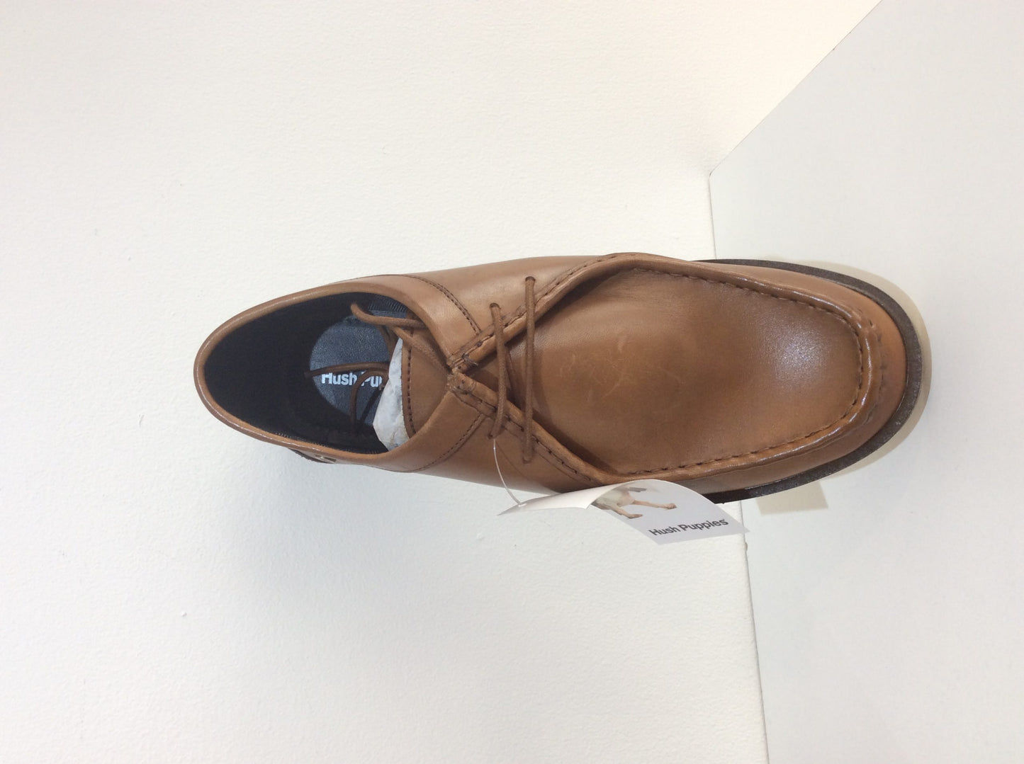 Hush Puppies Will Wallabee Lace Up Shoes, Tan